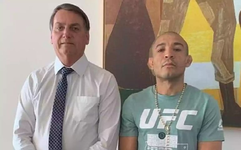 José Aldo diz que hospedar Bolsonaro foi visão de negócio para valorizar imóvel