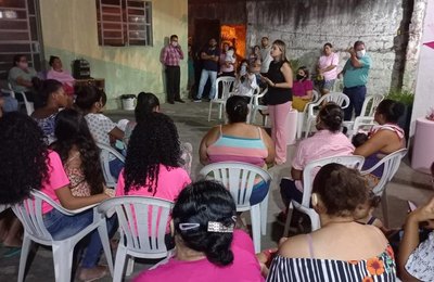 Salve Mulher na comunidade: Prefeitura atua na Comunidade Carminha, no Benedito Bentes