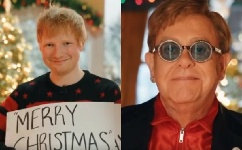 Ed Sheeran anuncia nova canção de Natal com Elton John