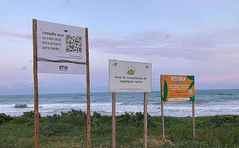 Instalação de placas de balneabilidade em praias é discutida por MPF, IMA e Semurb