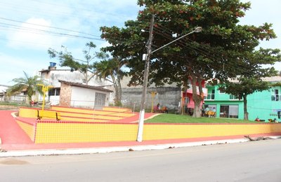 Prefeitura de Porto Calvo conclui reforma da praça da Antarctica