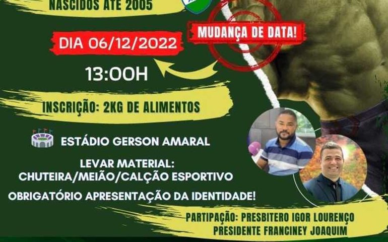 Coruripe fará primeira seletiva de atletas para o time profissional Seleção será realizada nesta terça-feira 06, para atletas nascidos até 2005