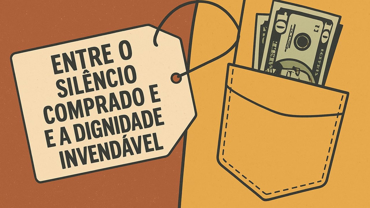 Entre o silêncio comprado e a dignidade invendável