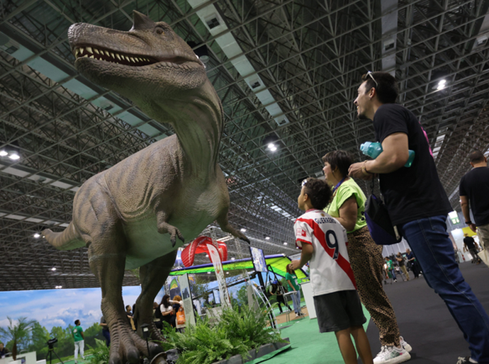Dinossauro Gigante, Turma da Mônica e Realidade Virtual: Parques do Brasil levam experiências inéditas ao Salão do Turismo