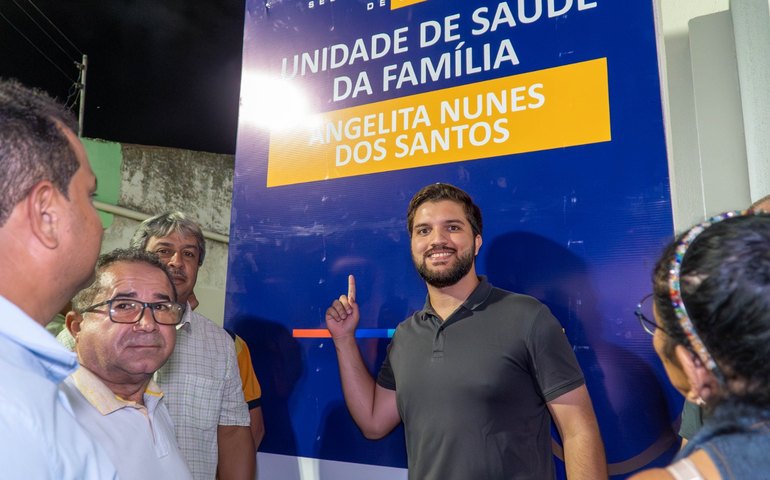 Prefeito Lucas Santos inaugura UBS no Povoado Lagoa Grande, em Traipu
