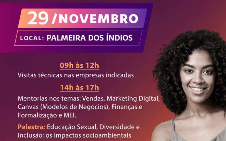 Para fortalecer o empreendedorismo feminino, Sebrae Alagoas promove ‘Delas em Movimento’ em quatro municípios do estado