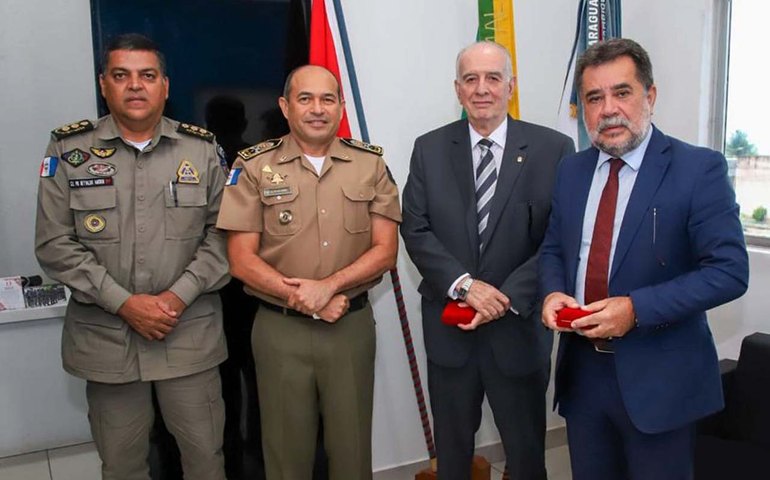 Chefia do MPAL e Gaesf discutem com a PMAL aprimoramento do trabalho conjunto de combate à sonegação fiscal