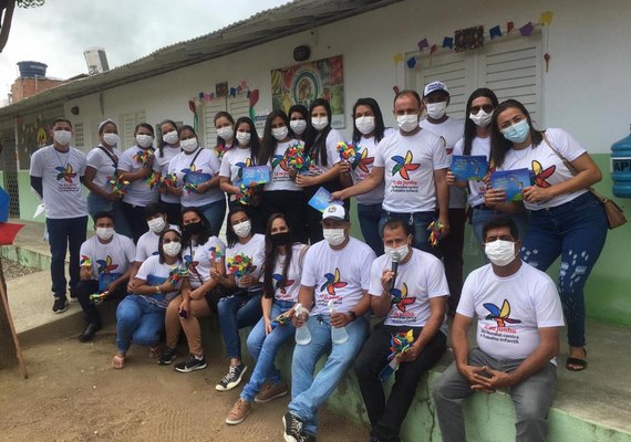 Secretarias de Assistência Social e de Educação de Major realizam ação em apoio ao dia mundial contra o trabalho infantil