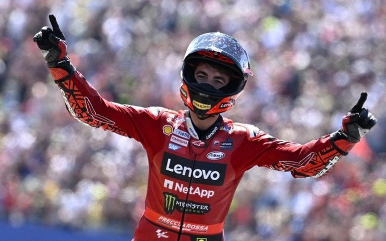 Bagnaia vence Etapa da Holanda e abre 35 pontos na liderança da MotoGP