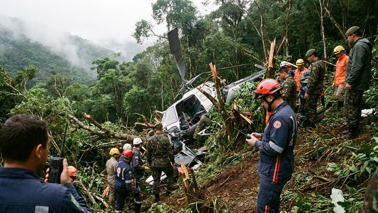 Localização enviada por piloto a sobrinho antes do voo ajudou a encontrar helicóptero em SC