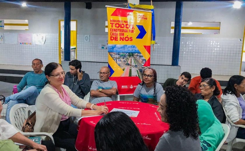 Comunidades participam de oficinas para construção do Plano de Mobilidade Urbana de Arapiraca
