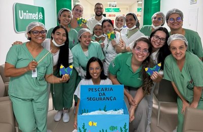 Ação junina reforça cultura de segurança do paciente entre colaboradores da Unimed