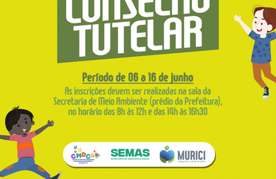 Inscrições para eleições do Conselho Tutelar de Murici estão abertas