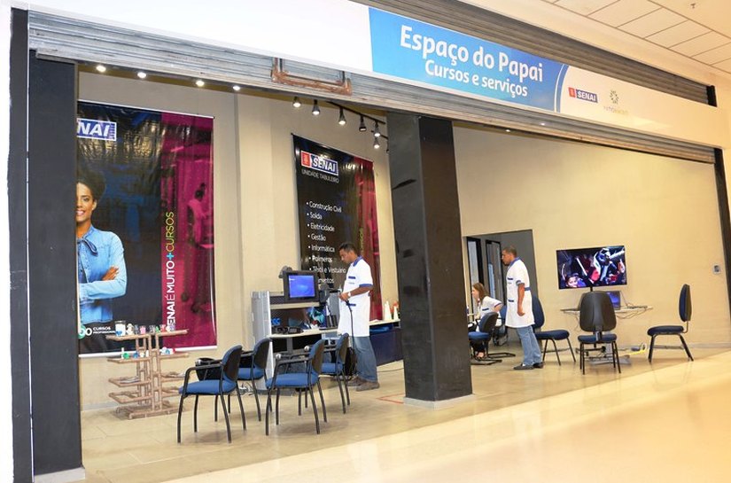 Senai leva cursos e tecnologias a exposição do Dia dos Pais ao Pátio