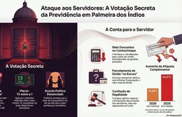 Previdência dos Servidores votada no escuro em Palmeira dos Índios é denunciada por vereador