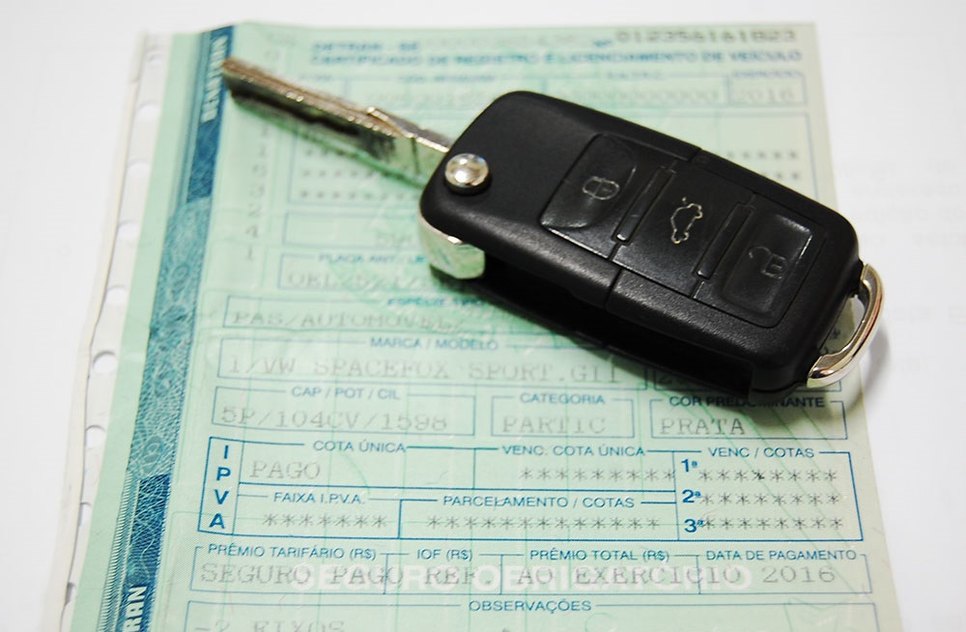 DOCUMENTO DO CARRO IPVA
