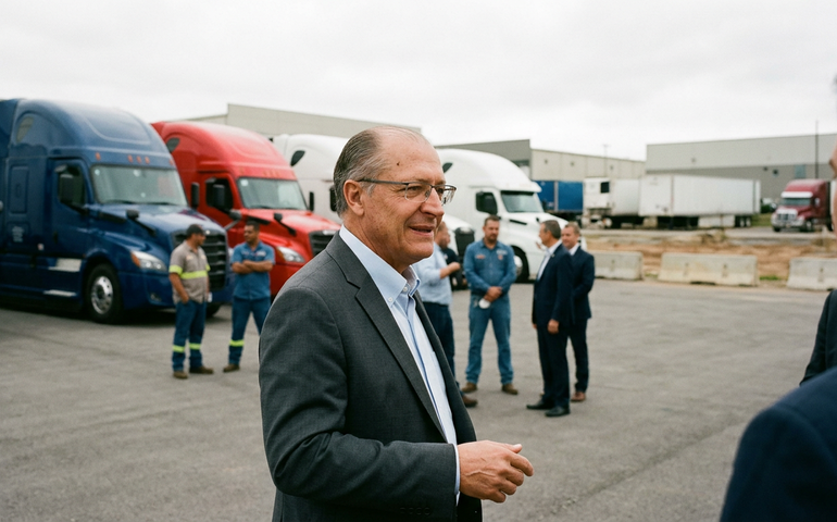 Alckmin anuncia fundo permanente para renovação da frota de caminhões