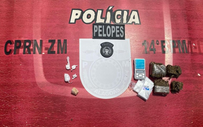 PM apreende drogas e arma de fogo em ações de combate ao crime no interior do estado