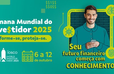 Com foco em educação financeira e segurança digital, Sicoob participa da Semana Mundial do Investidor 2025