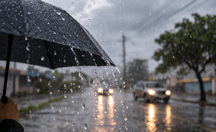 Previsão indica acumulados entre 20 e 30 mm por hora ou até 50 mm por dia