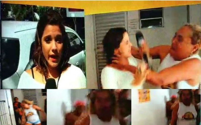 Vídeo: Repórter rola no chão aos socos com entrevistada e termina na delegacia