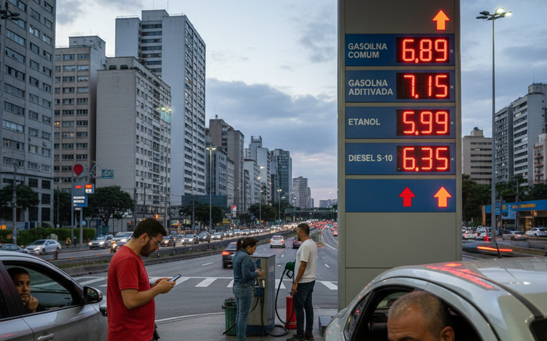 Preços dos combustíveis sobem em dezembro e encerram 2023 em alta em São Paulo