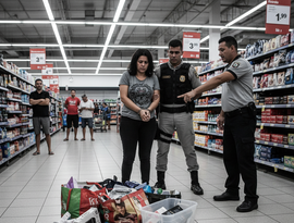 Furto de quase R$ 5 mil em supermercado termina com mulher presa em Maceió