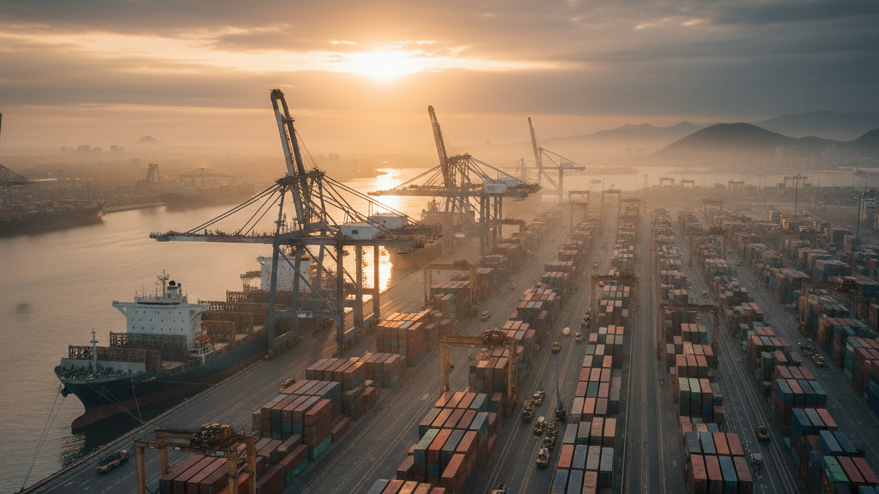 Porto de Santos bate recorde histórico na movimentação de cargas em janeiro de 2026