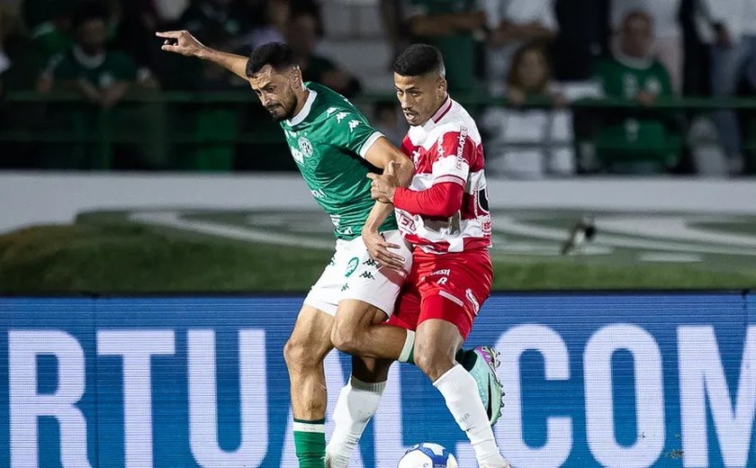 Em Campinas, CRB perde de virada para o Guarani, em jogo pela Série B