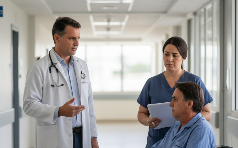 Recomendação de prisão domiciliar para Bolsonaro será avaliada gradualmente, diz médico