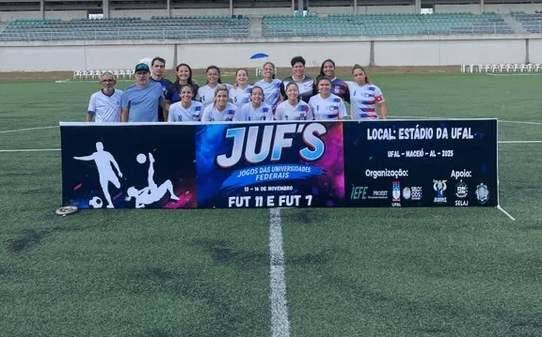 Futebol feminino da Ufal brilha e garante o primeiro e segundo lugares nos JUFs