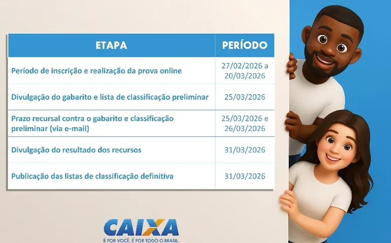 Caixa abre processo seletivo para estágio no banco