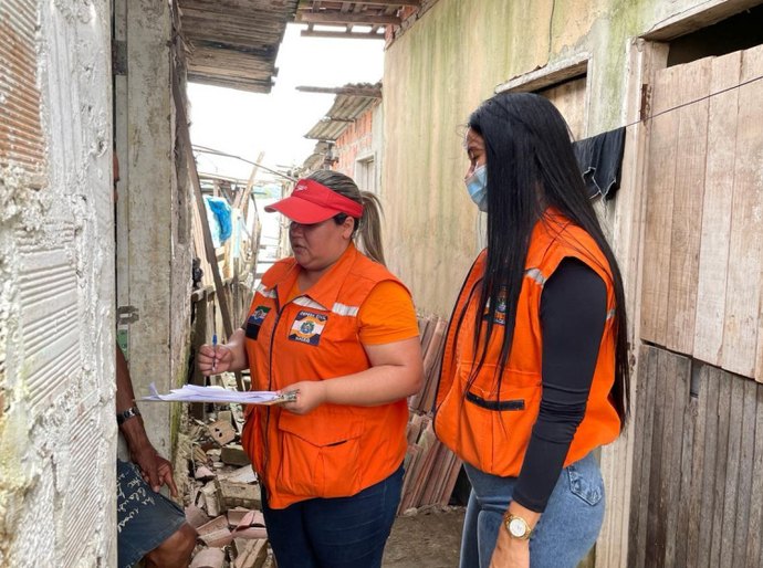 Famílias em situação de vulnerabilidade são assistidas pela Defesa Civil de Maceió