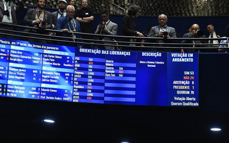 Reforma Tributária: veja como votou cada senador