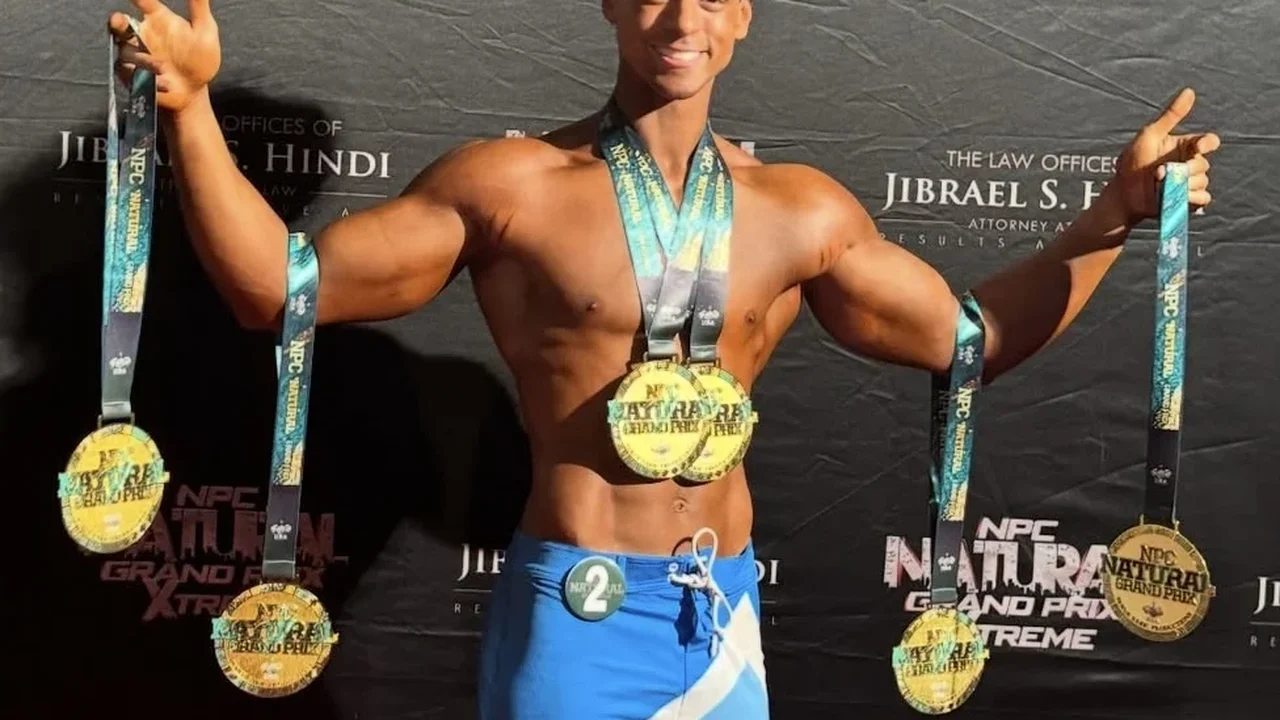 Victor Alexandre, filho de Xanddy e Carla Perez, conquista sete ouros em campeonato nos EUA