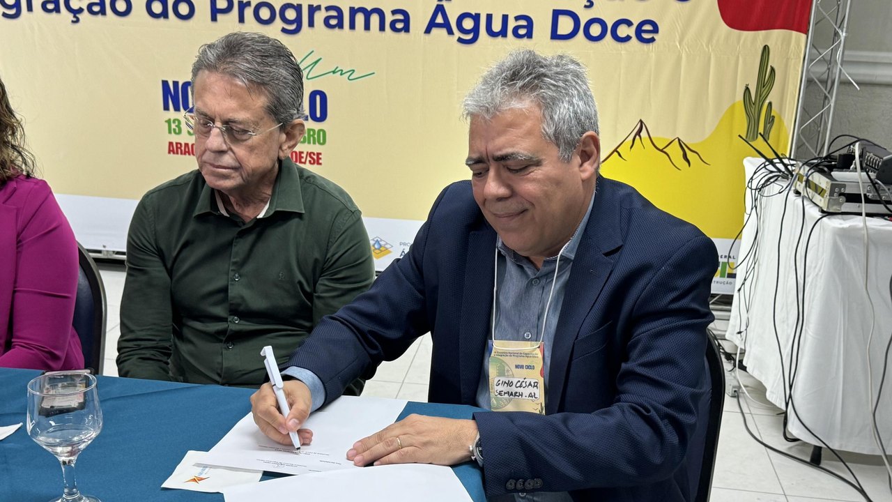 Semarh consegue R$ 10 milhões para o Programa Água Doce em Alagoas