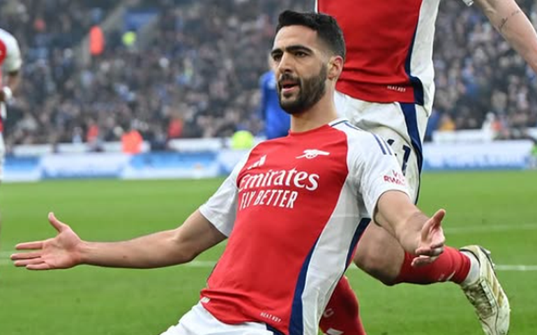 Arsenal vence com dois gols de Merino e diminui a diferença para o líder Liverpool no Inglês