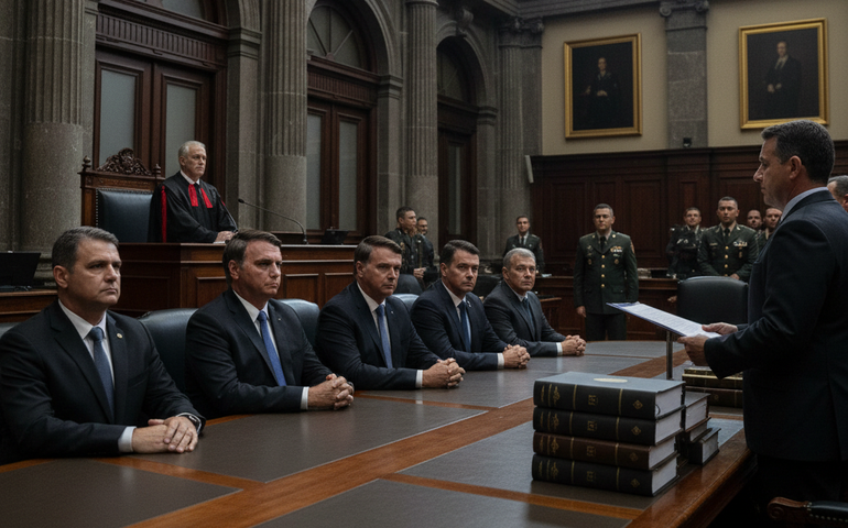 MP Militar deve pedir expulsão de Bolsonaro e outros 4 oficiais condenados por trama golpista