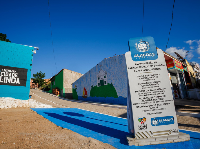 Belo Monte recebe ruas pavimentadas e inicia construção de cisternas