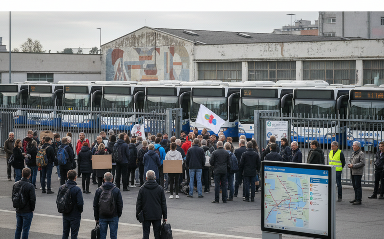 Greve de funcionários das viações Real e Vila Isabel entra no segundo dia e paralisa seis linhas