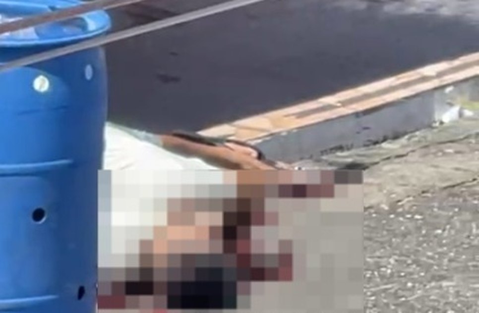 Homem morto a tiros / Foto: Reprodução: Foto/ Redes Sociais