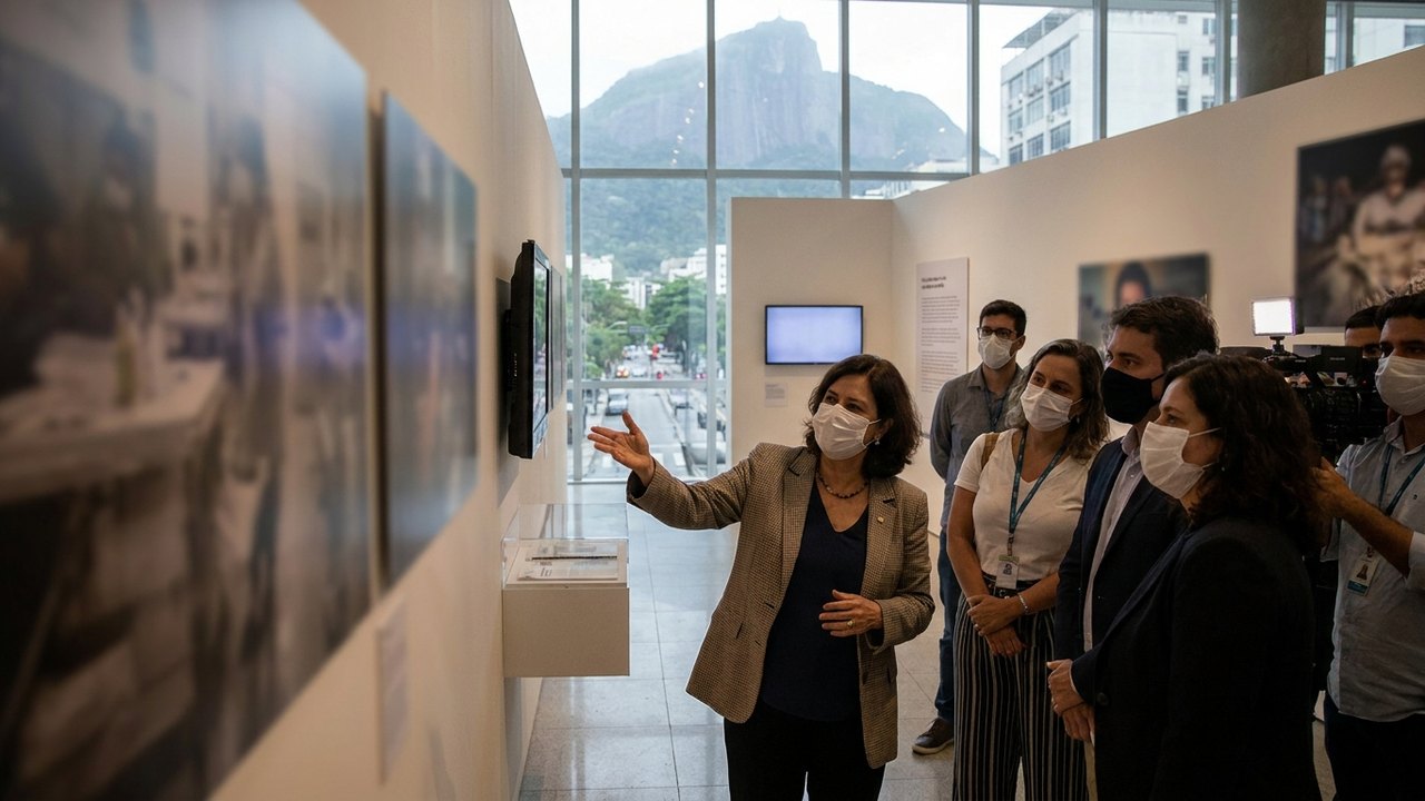 Ex-ministra da Saúde lança exposição sobre a pandemia de Covid-19 no Rio