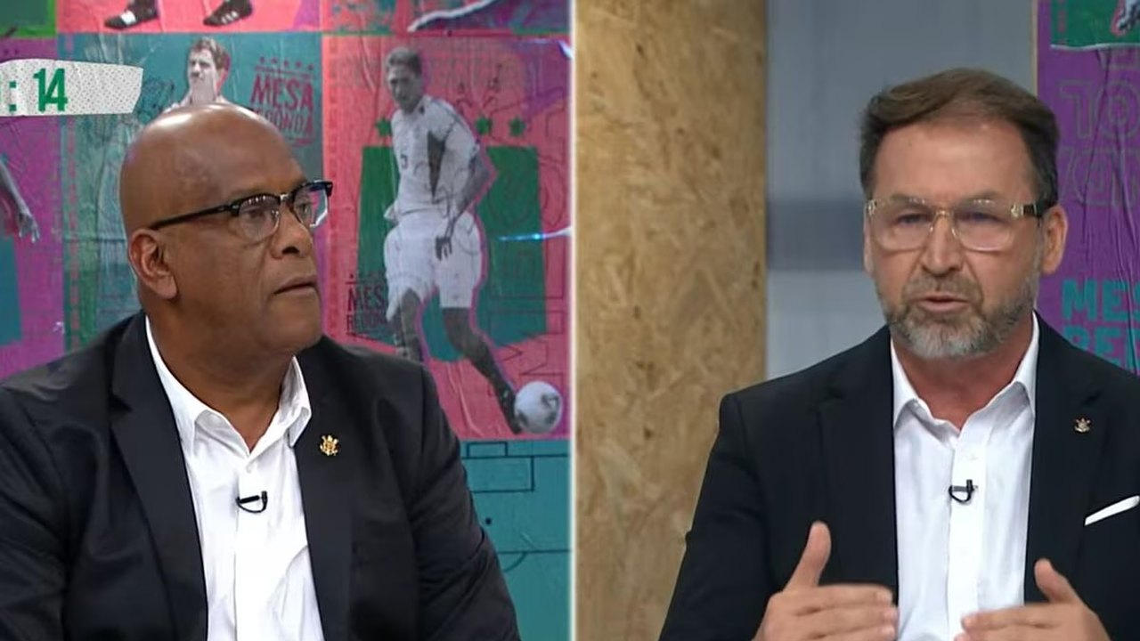 Eleições no Corinthians: candidatos André Negão e Augusto Melo trocam ataques em debate
