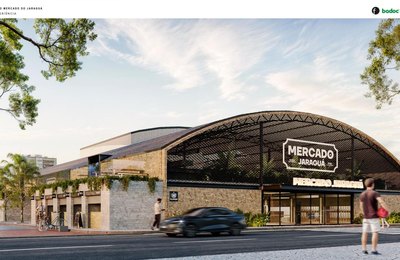 Ideral diz que substituição do teto do Mercado de Jaraguá faz parte do projeto de reforma