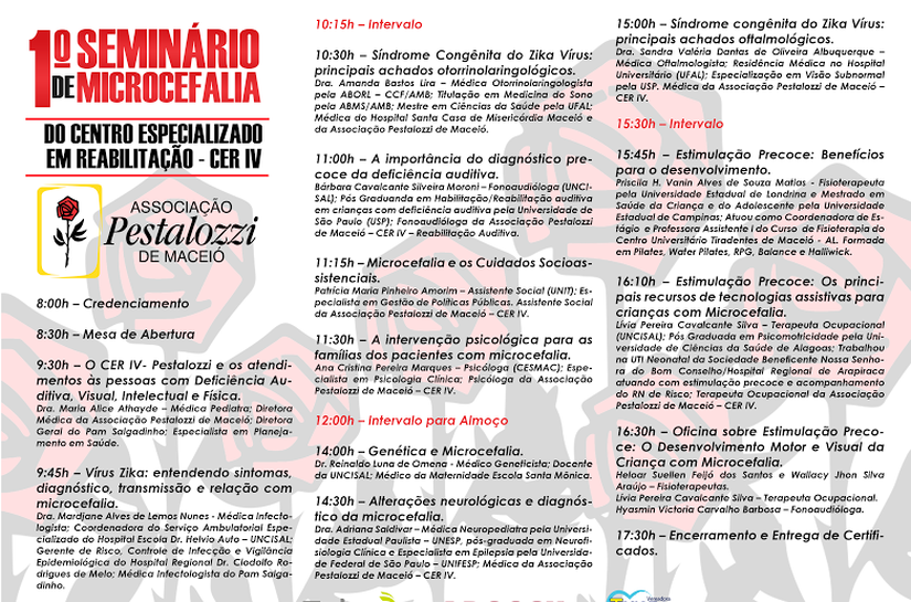 Pestalozzi de Maceió realiza I Seminário de Microcefalia