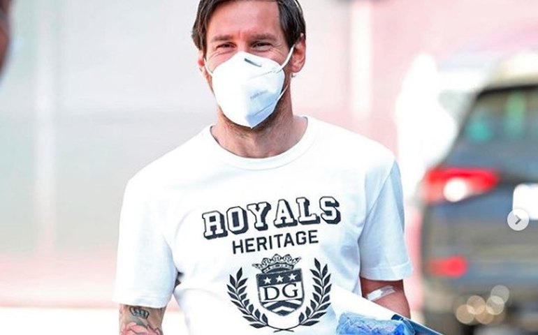 Correção: Messi vê a paralisação do futebol como positiva para o Barcelona