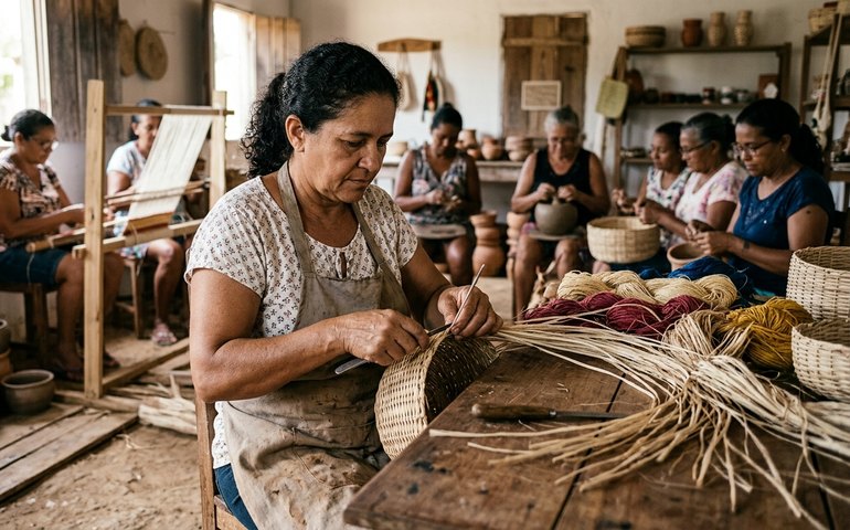 Sancionada lei que incentiva atividade das mulheres artesãs