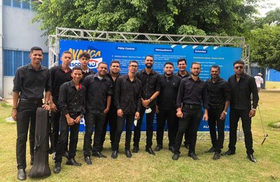 Banda formada por músicos traipuenses se apresenta em Arapiraca e encanta espectadores