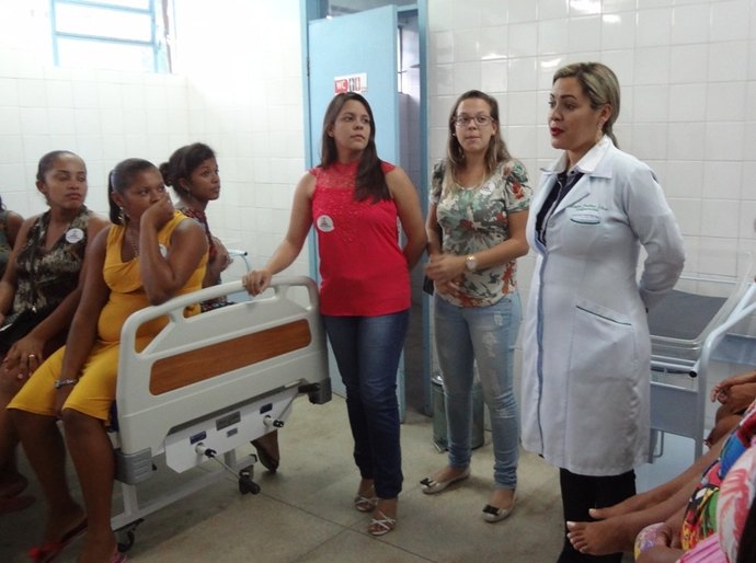 Campo Alegre: gestantes do projeto Mamãe Coruja  visitam maternidade