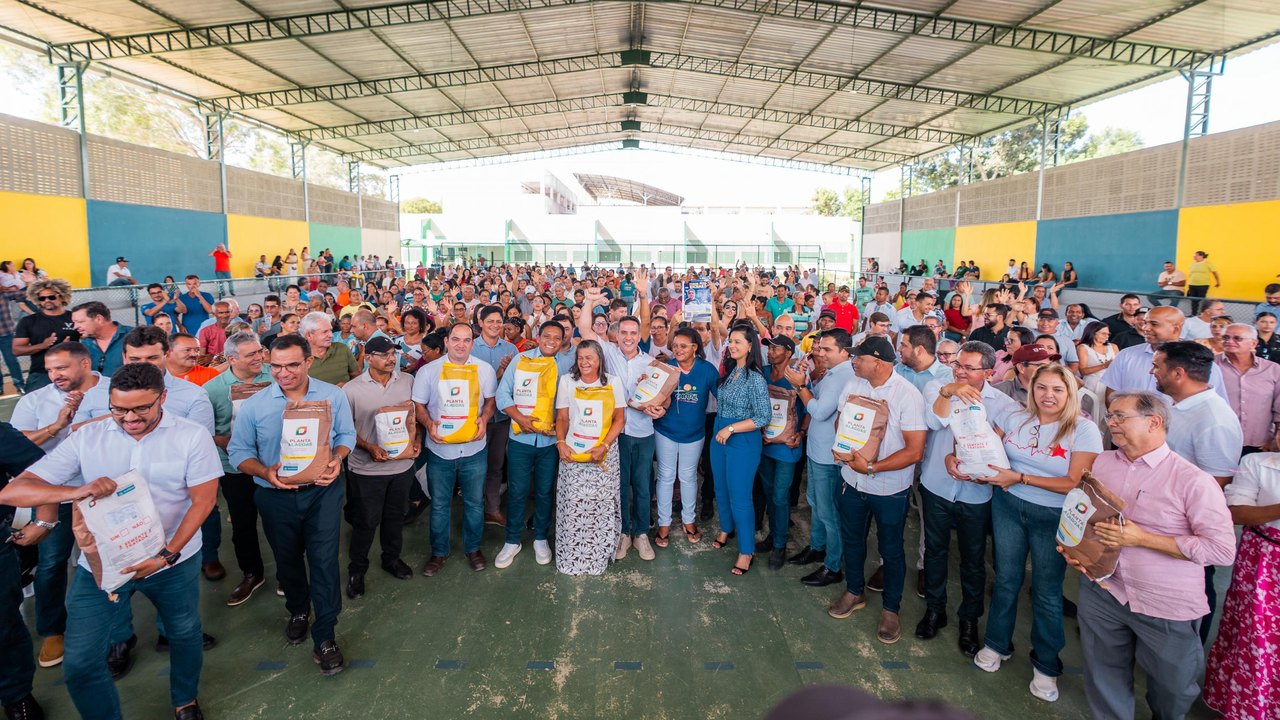 Paulo Dantas lança Planta Alagoas 2025 com meta de distribuir 650 toneladas de sementes
